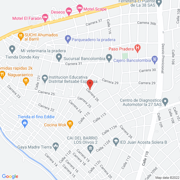 Map of Cooperativa De Transporte Refrigerado C.T.R.C.