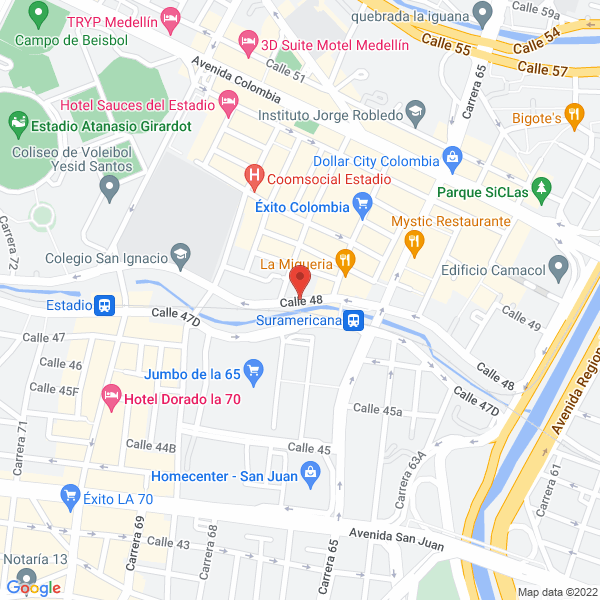 Mapa de Cooperativa Edificar