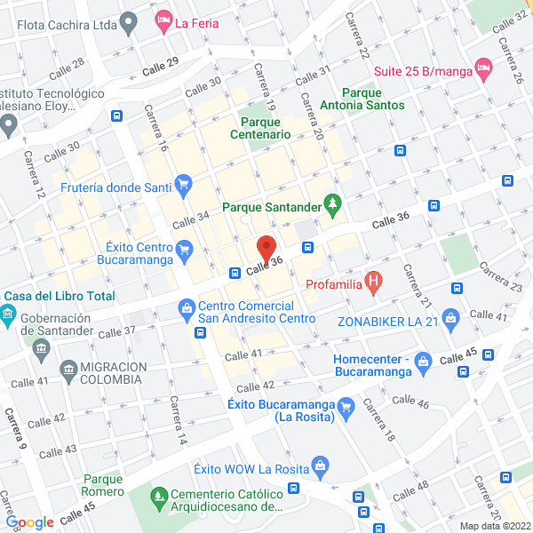 Map of Cooperativa Megacoop