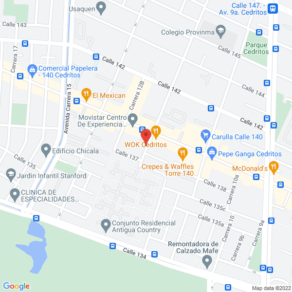 Mapa de Consultorio Veterinario Váquez Castro