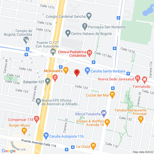 Mapa de Contacto