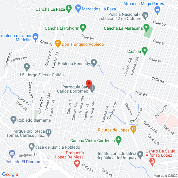 Mapa de Coonaser