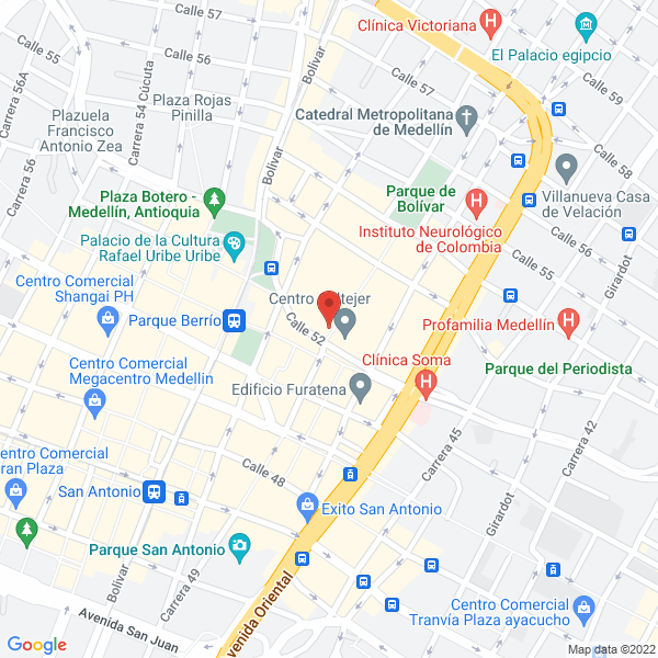 Mapa de Coopacrédito Santa Rosa