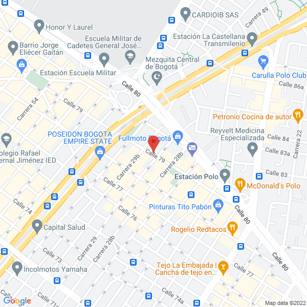 Mapa de Comercializadora De Pescados Y Mariscos Bedoya S.A.S.