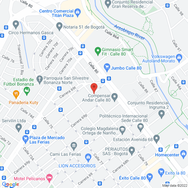 Mapa de Comercializadora De Plásticos Y Autopartes Autoplast