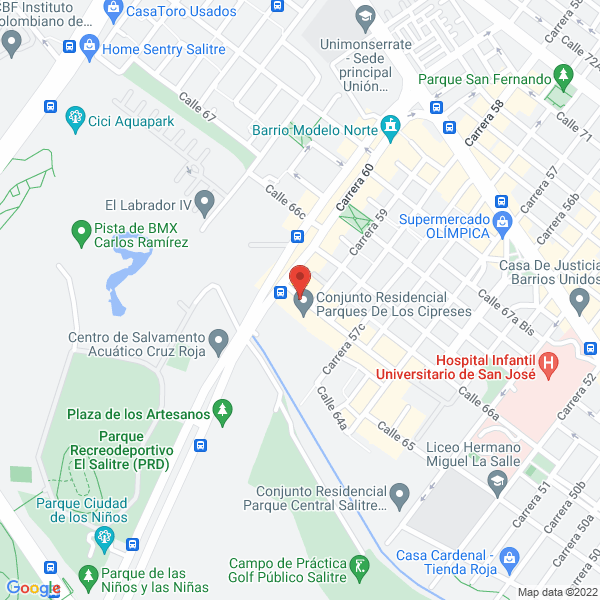 Mapa de Comercializadora Dilicla S.A.S.