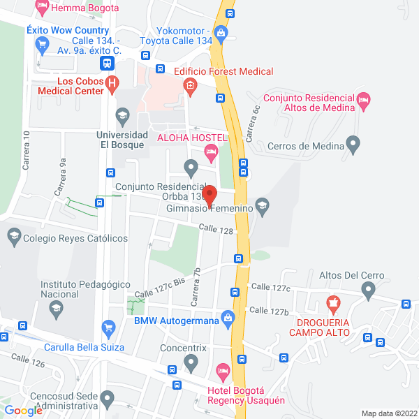 Mapa de Comercializadora Diseño Y Marca S.A.S.