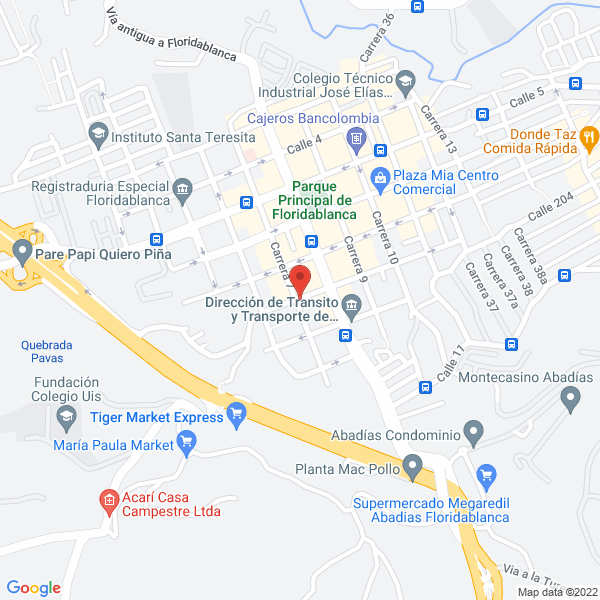 Map of Colplagas Ltda.