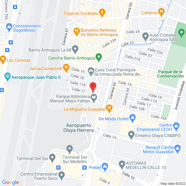 Mapa de Colplasticos Ltda