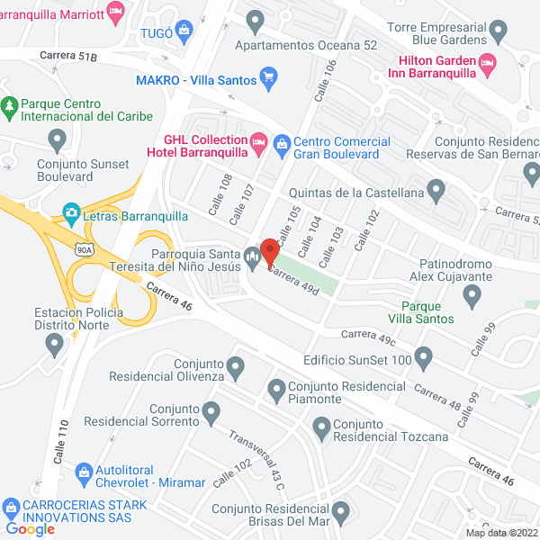 Map of Comerciacol