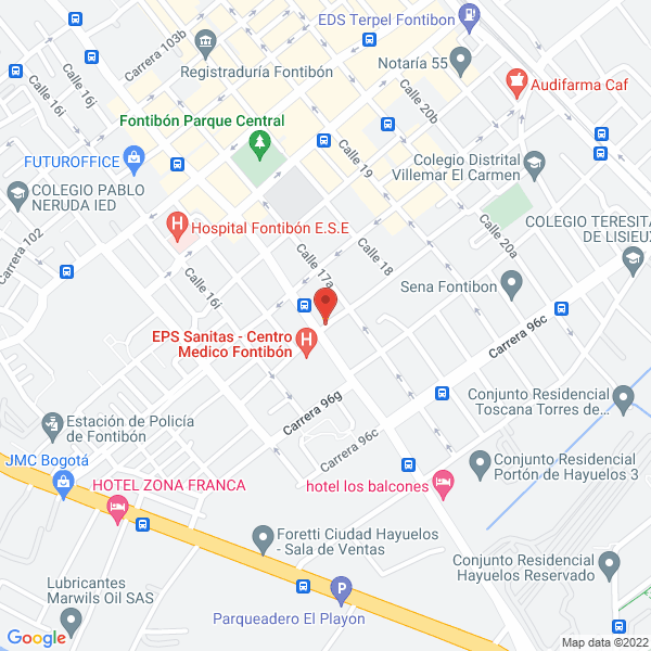 Mapa de Comercial De Mangueras