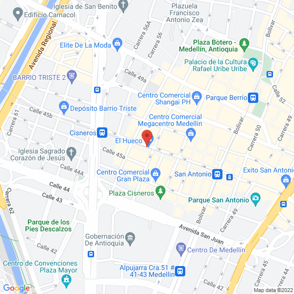 Mapa de Comercial El Viajero