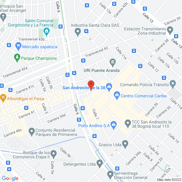 Mapa de Copime