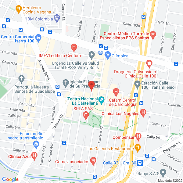 Mapa de Coro Barroco