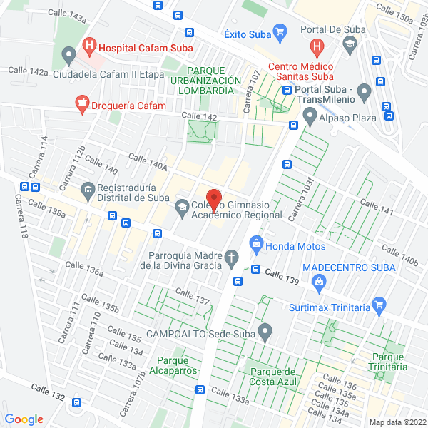 Mapa de Colegio Liceo Delfos