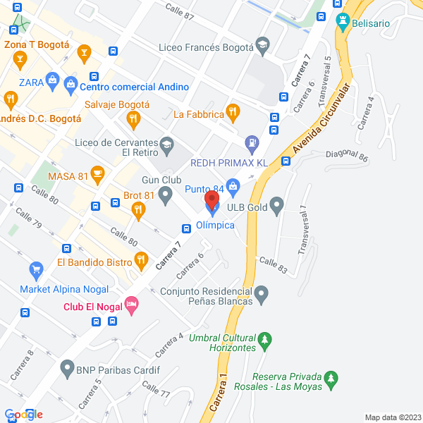 Mapa de Comfort N