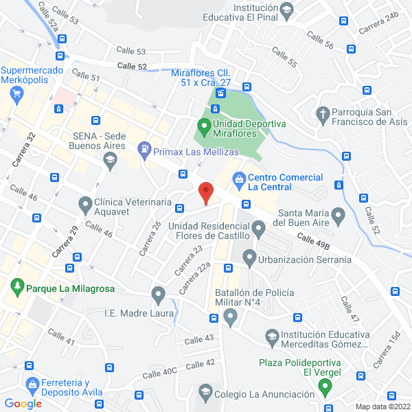 Mapa de Comida China Oriental Pan Chin Choy