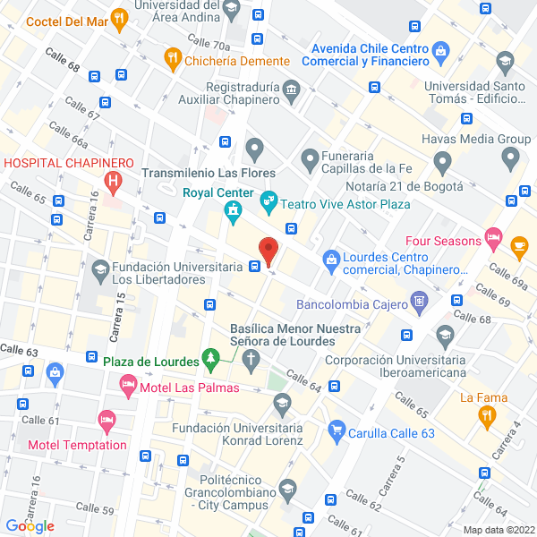 Mapa de Comidas Rápidas 66