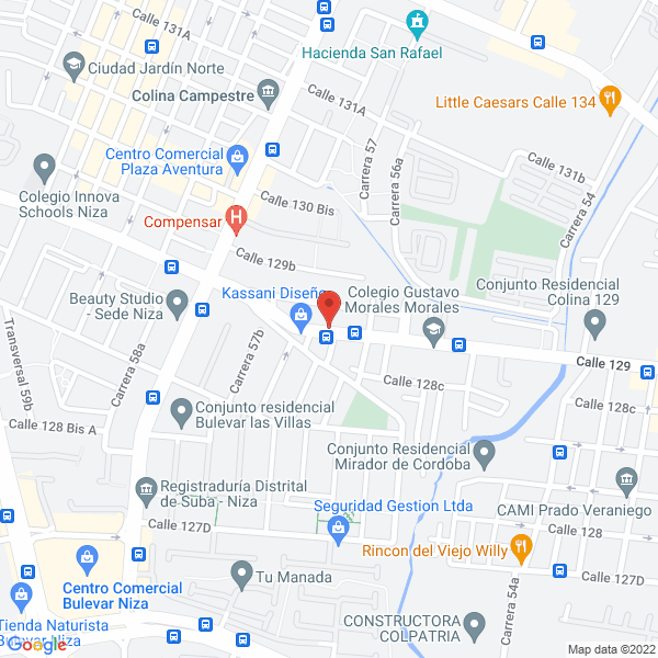 Mapa de Corporación Enlace Colombia