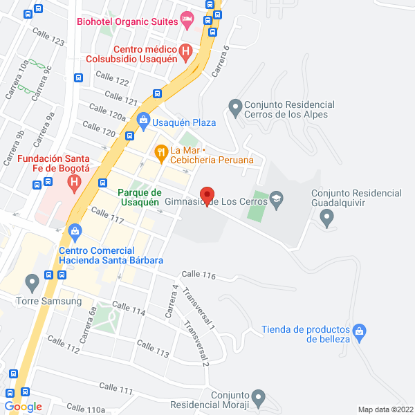 Mapa de Gimnasio Alessandro Volta