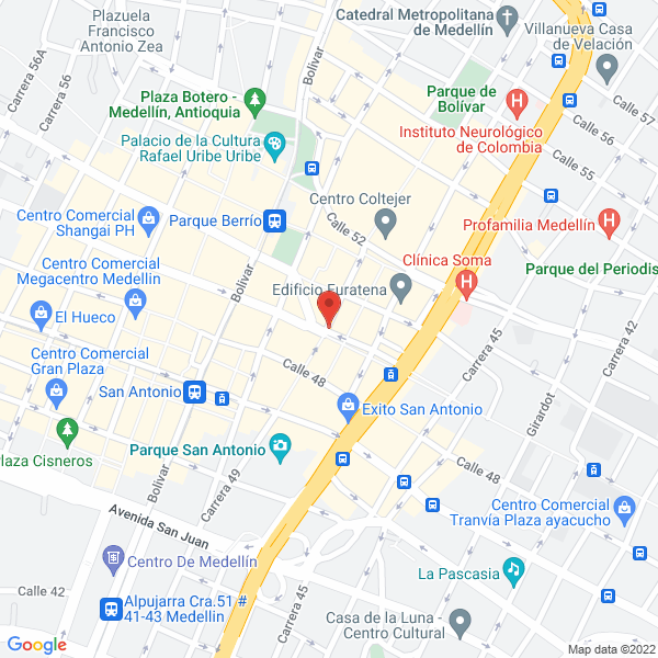Mapa de Corporación Katios