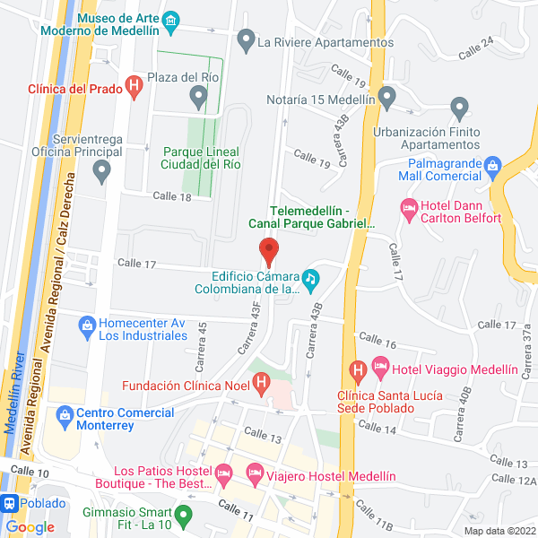 Mapa de Corporación Multivac S.A.S.