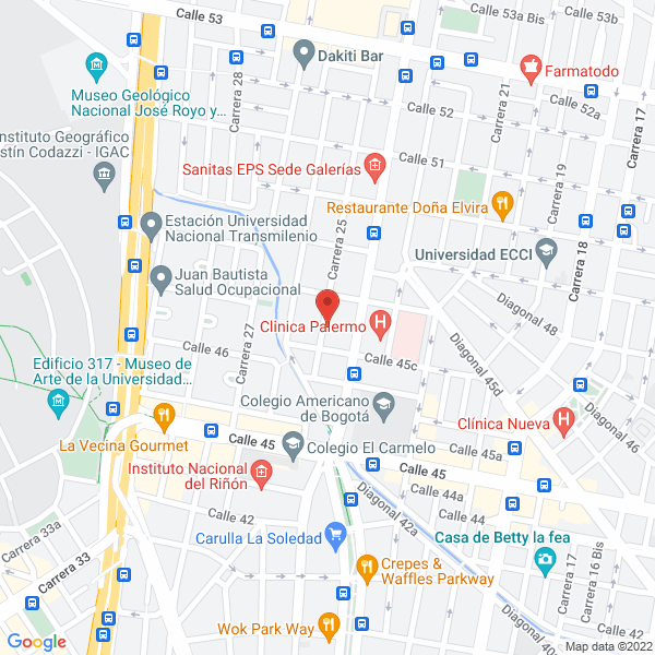 Mapa de Corporación Ojodeagua