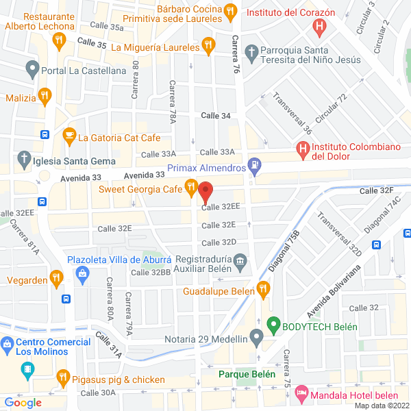Mapa de Corporación_Una Ruta: Dos Mares
