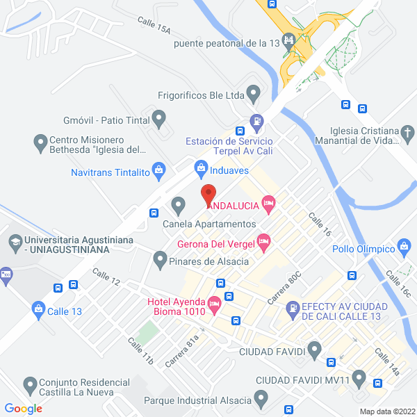 Mapa de Cosprosan S.A.S.