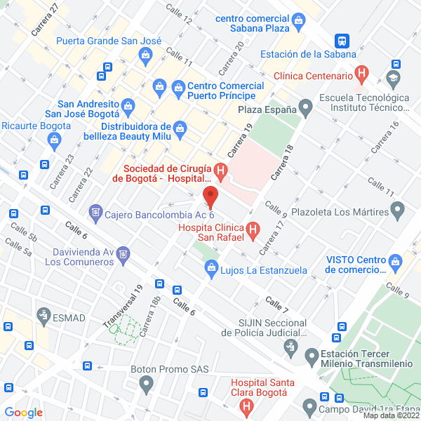 Mapa de Comercializadora Lufal