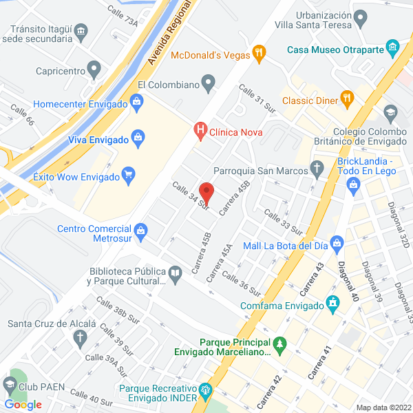 Mapa de Comercializadora M&Z S.A.S