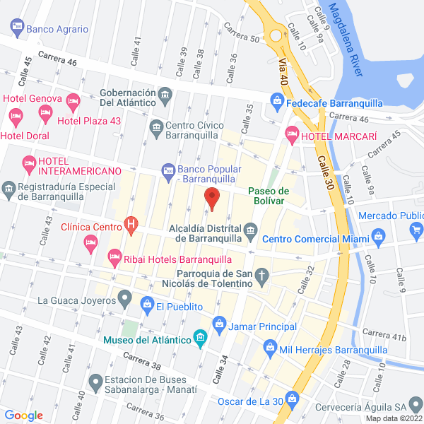 Map of Comercializadora Mayjay