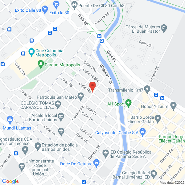 Mapa de Colpacifico Mudanzas