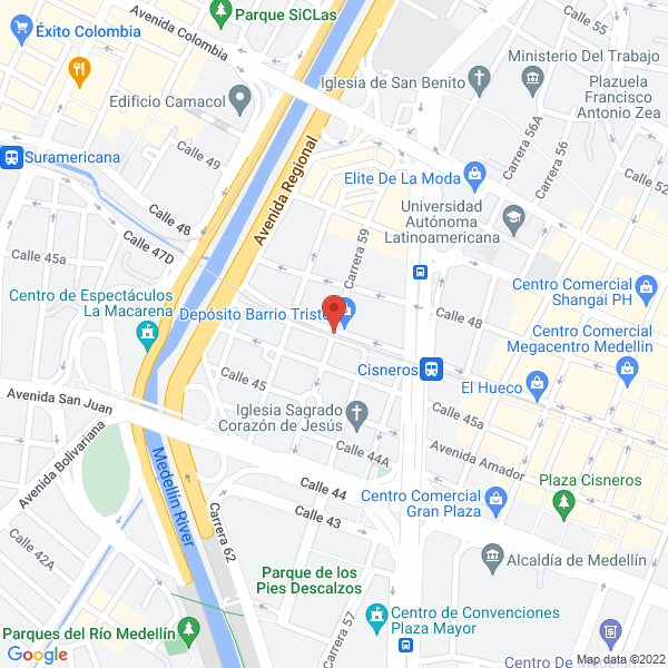 Mapa de Comercial De Siniestros