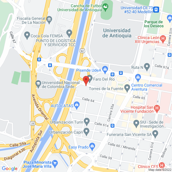 Mapa de Comercial Ganadera De Transportes Mocari Ltda