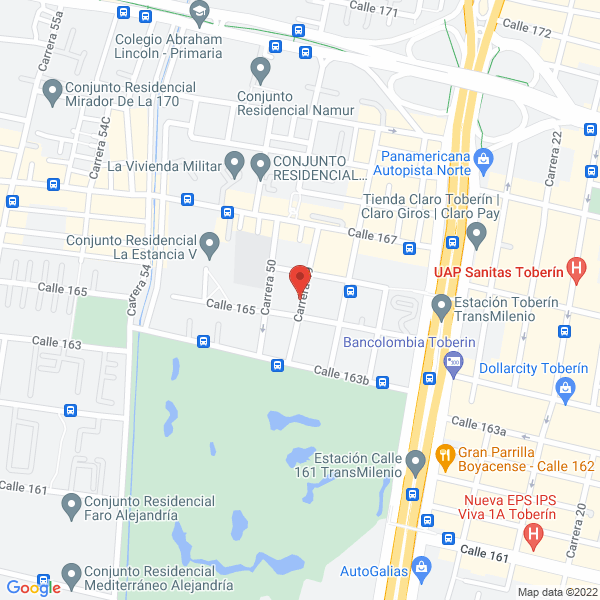 Mapa de Comercializadora Ambiental Ltda