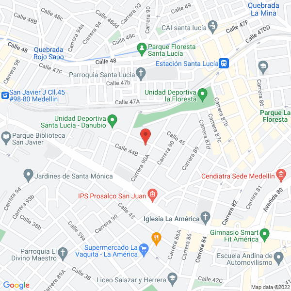 Mapa de Comercializadora Antioquia Jmr