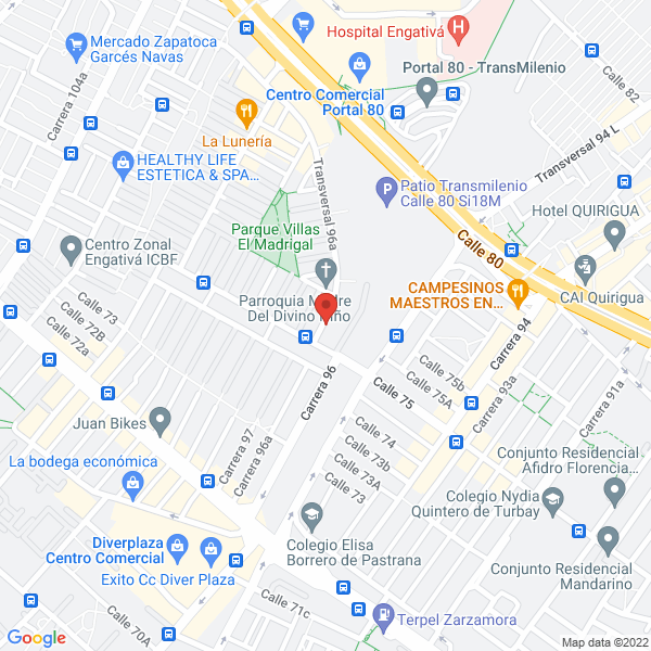 Mapa de Comercializadora Capaluna