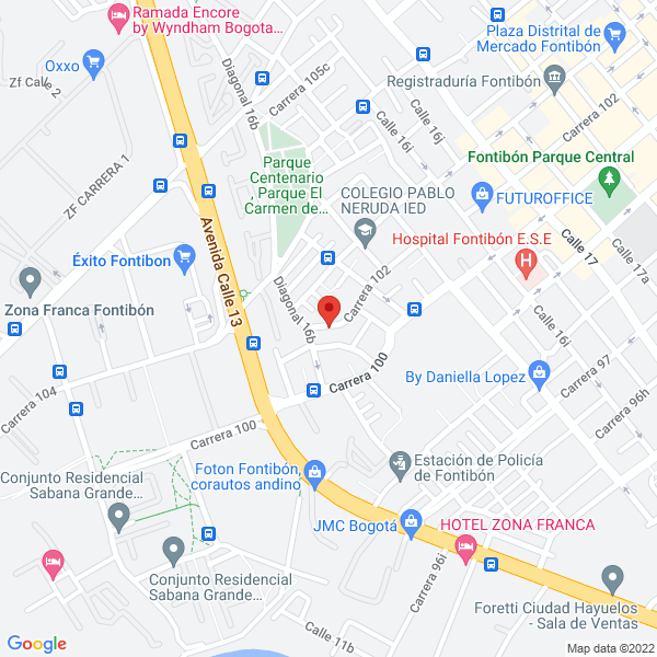 Mapa de Comercializadora Construcol S.A.S.