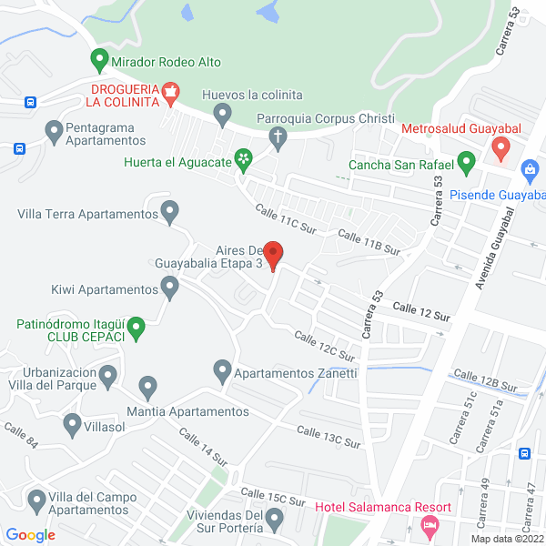 Mapa de Concha De Nácar Coralín