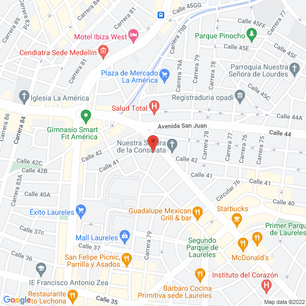 Mapa de Comercializadora Curxor