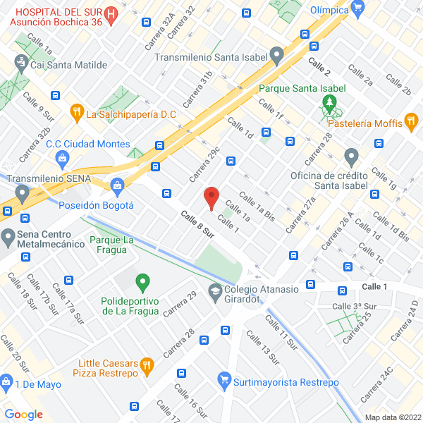 Mapa de Comercializadora De Motos Fénix S.A.S.