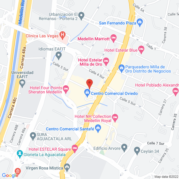 Mapa de Comercializadora De Alimentos Anfa S.A.S.
