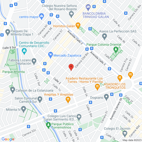 Mapa de Colombia Creativa Outsourcing Publicitario