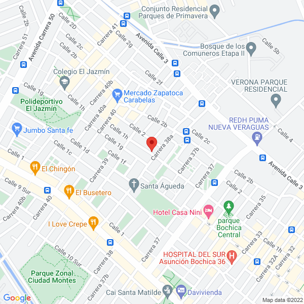 Mapa de Colombian Laundry S.A.S.