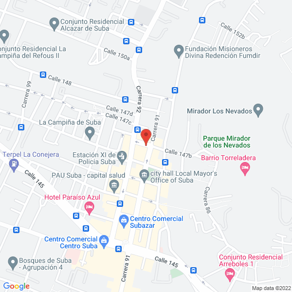 Mapa de Colombiana De Administración Y Protección Ltda.
