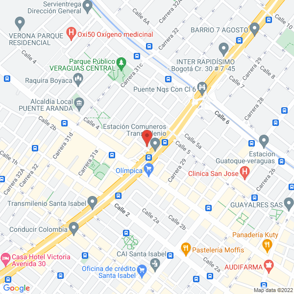 Mapa de Colombiana De Sistemas Hidráulicos Ltda.