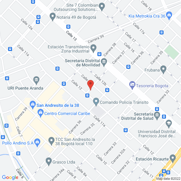 Mapa de Colombo Andina De Impresos S.A.