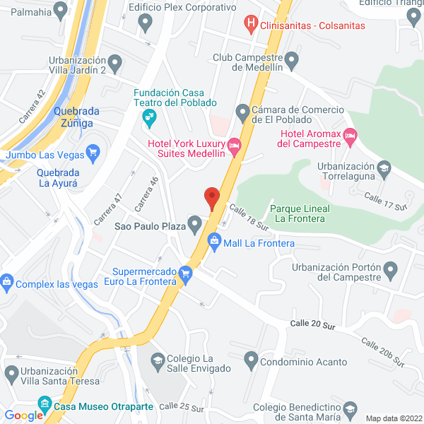 Mapa de Comatoken S.A.S