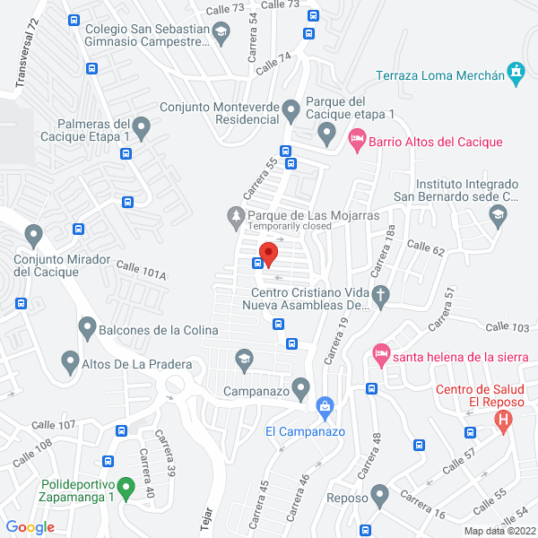 Map of Restaurante Comepollo
